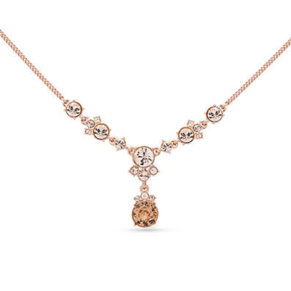GIVENCHY Crystal Y Necklace